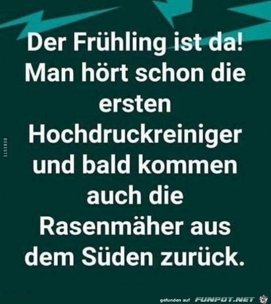 der Frühling ist da........ der Frühling ist da........