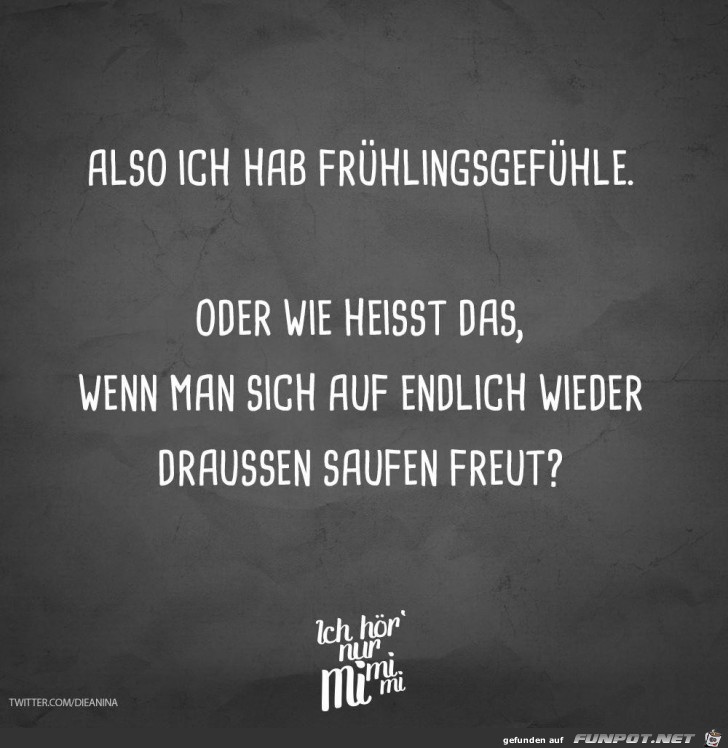 Frühlingsgefühle Frühlingsgefühle