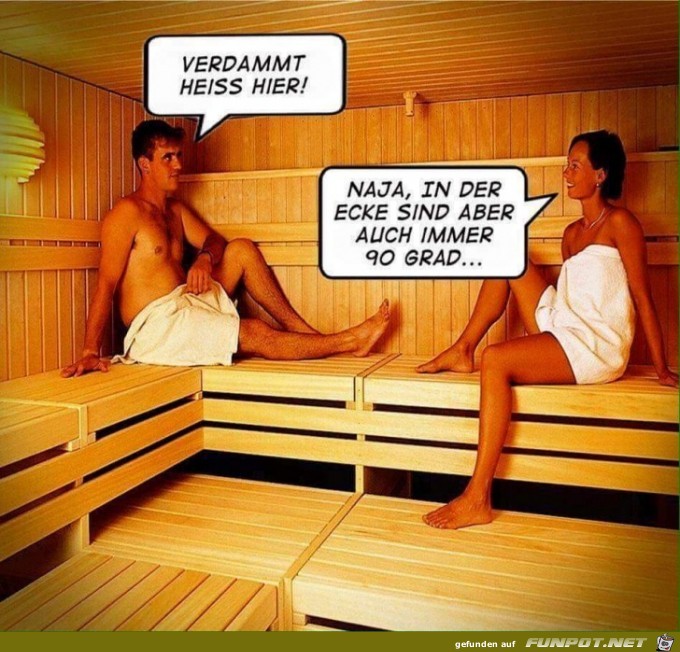 In der Sauna