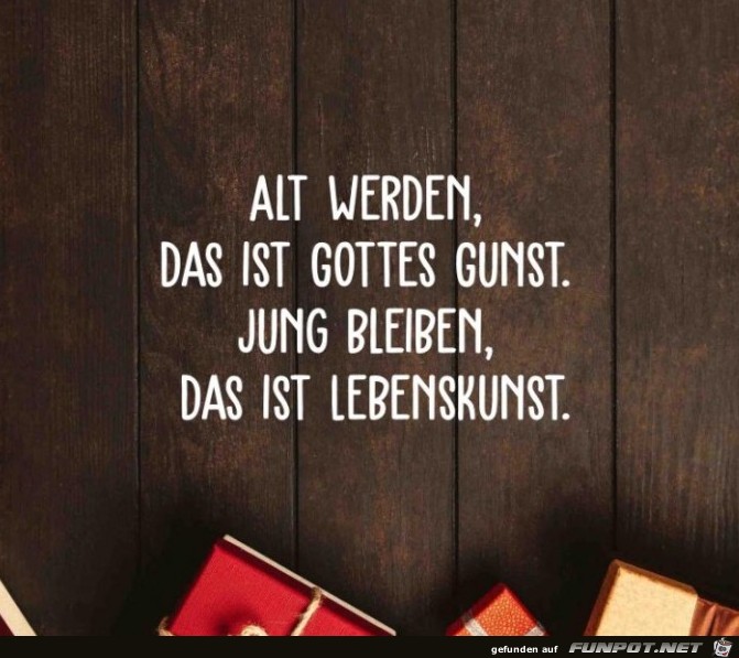 alt werden alt werden