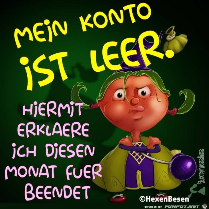 Mein Konto ist leer