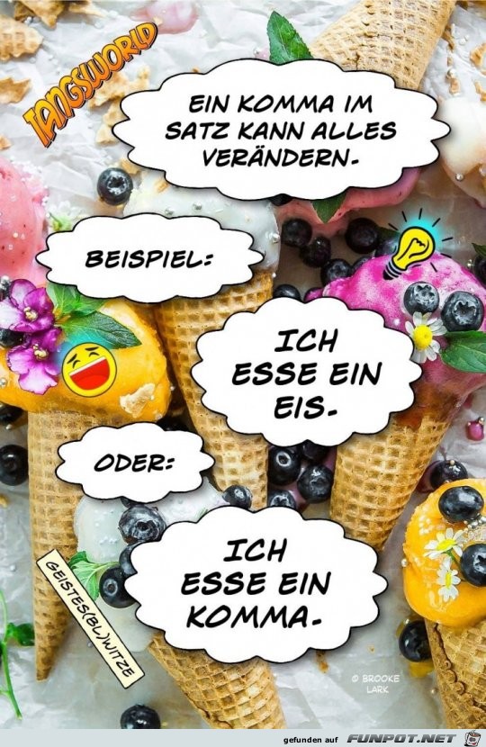 ein komma im satz ein komma im satz