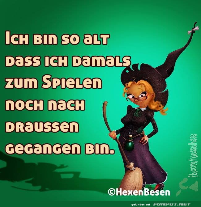 Bin so alt Bin so alt