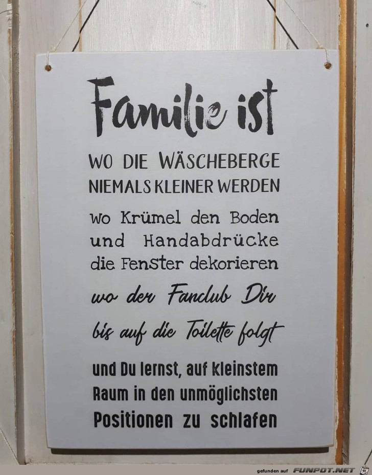 Familie ist Familie ist