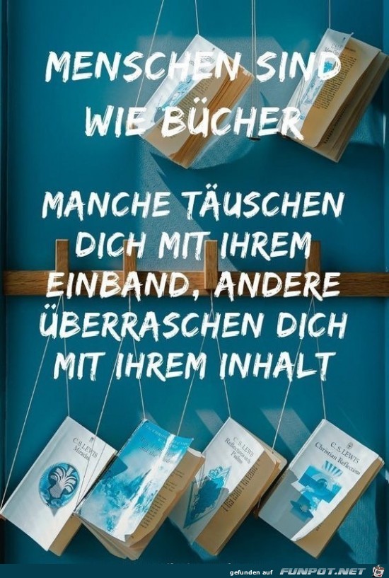 menschen sind wie buecher