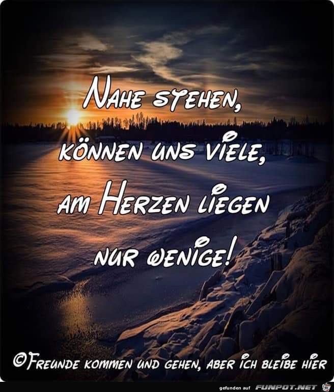 nahe stehen