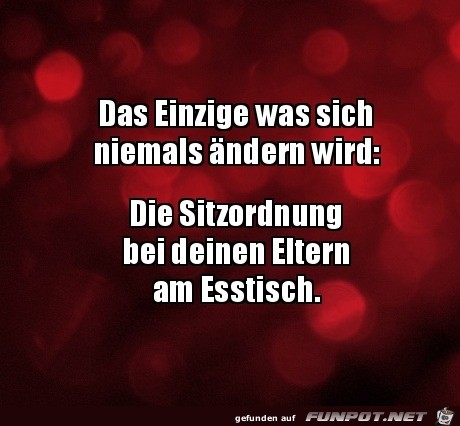 Die Sitzordnung Die Sitzordnung