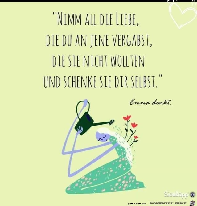 nimm all die Liebe