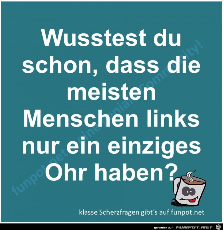 Scherzfrage Scherzfrage