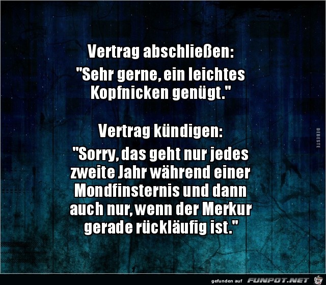 Vertrag abschliessen:..... Vertrag abschliessen:.....
