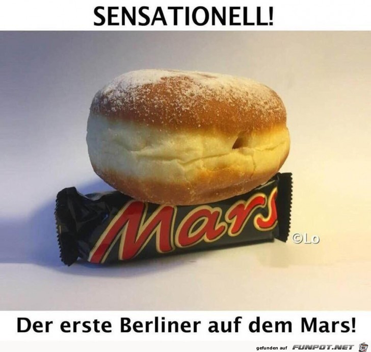Der erste Berliner auf dem Mars Der erste Berliner auf dem Mars