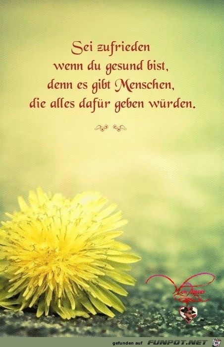 sei zufrieden sei zufrieden