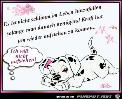 Keine Lust aufzustehen.. Keine Lust aufzustehen..