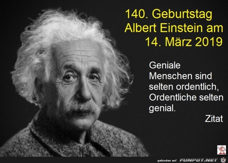 Einstein 140 Jahre