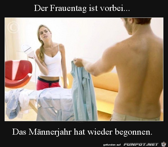 Frauentag ist vorbei