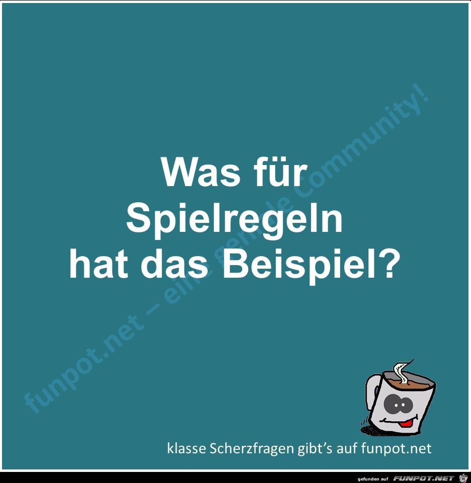 Scherzfrage Scherzfrage