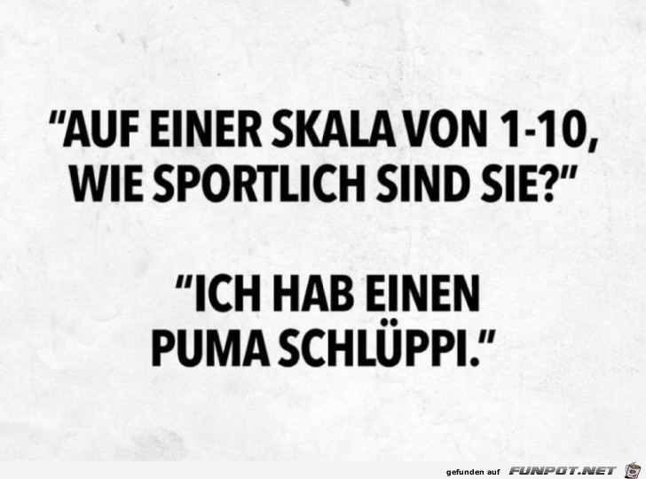 Das ist durchaus sportlich