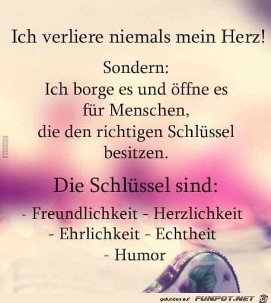 ich verliere niemals mein Herz, Sondern... ich verliere niemals mein Herz, Sondern...