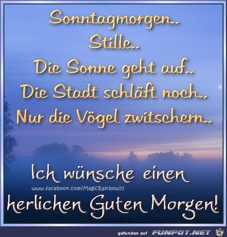 Sonntagmorgen Sonntagmorgen
