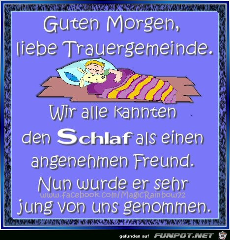 Guten Morgen - Abschied