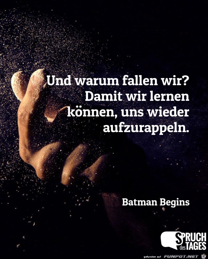 und warum fallen wir