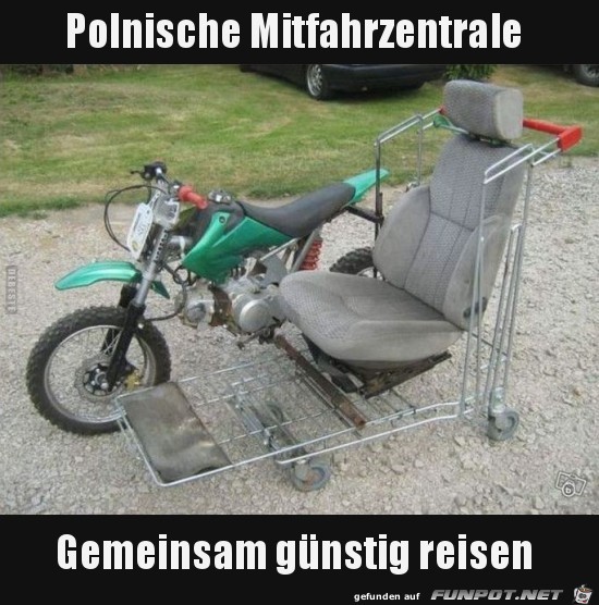 Polnische Mitfahrzentrale..