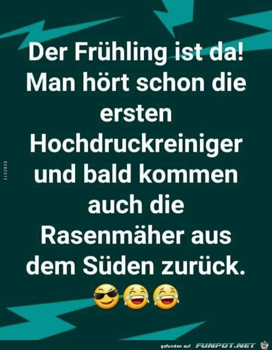 der Frühling ist da !.. der Frühling ist da !..