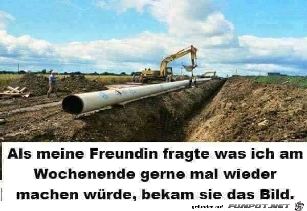 Rohr verlegen Rohr verlegen