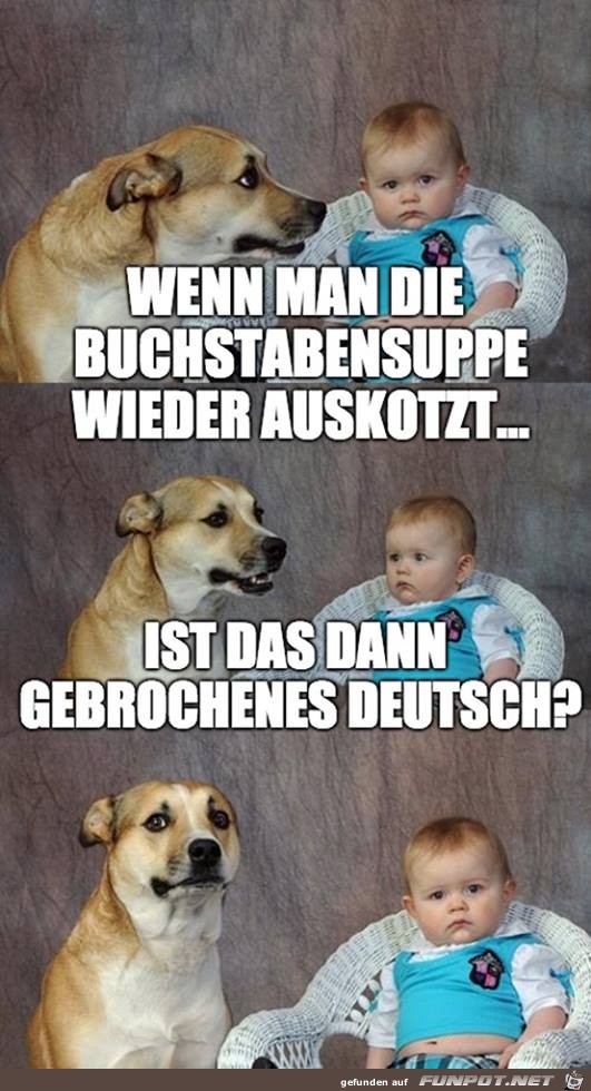 Buchstabensuppe Buchstabensuppe