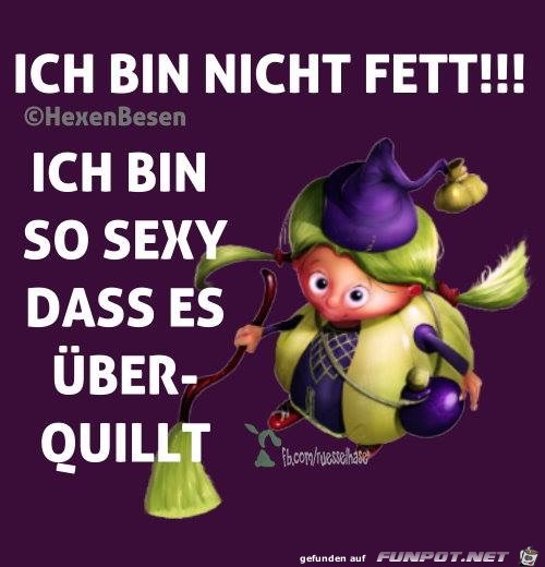 ich bin nicht fett