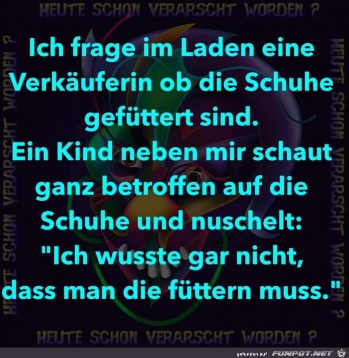 ich frage im Laden