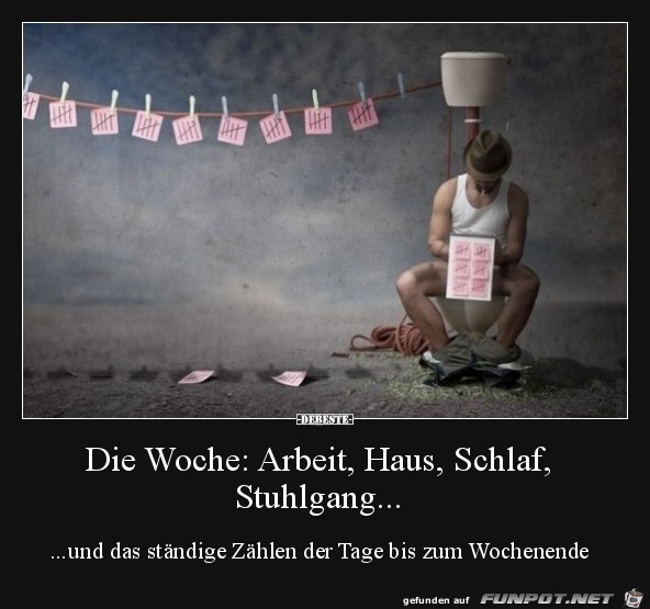 das stndige zhlen der Tage..