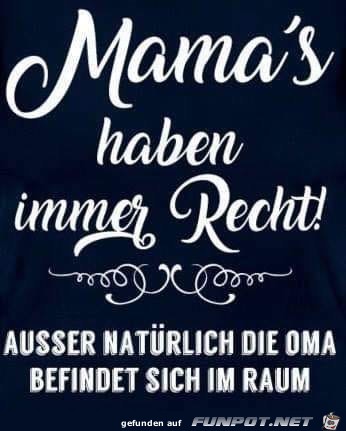 mamas haben immer recht mamas haben immer recht