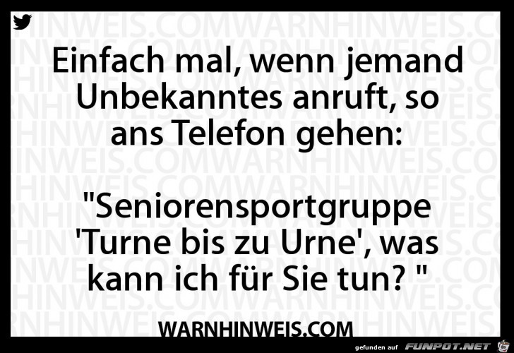 Unbekannter Anrufer Unbekannter Anrufer
