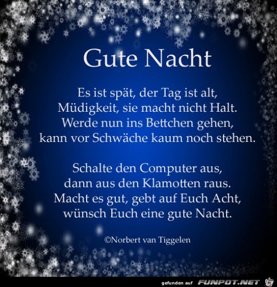 Gute Nacht 2019