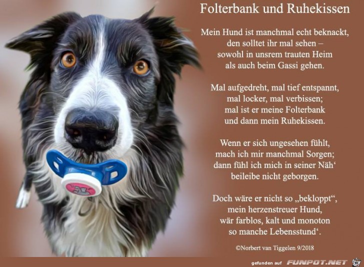 Folterbank und ruhekissen m. maria