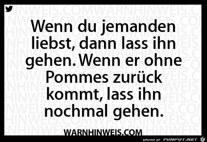 Lass ihn gehen Lass ihn gehen