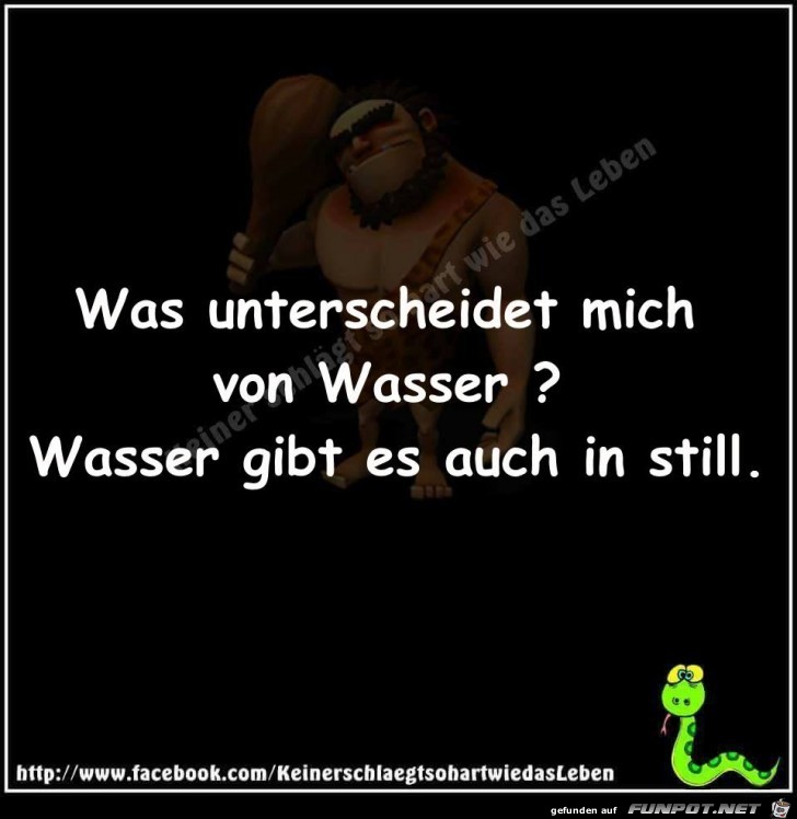 Unterschied von Wasser Unterschied von Wasser