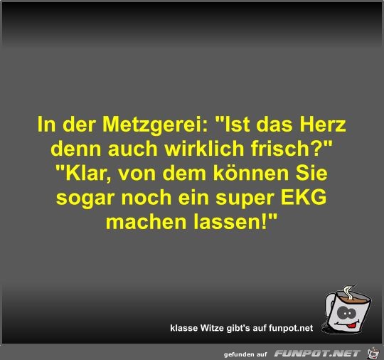 In der Metzgerei In der Metzgerei