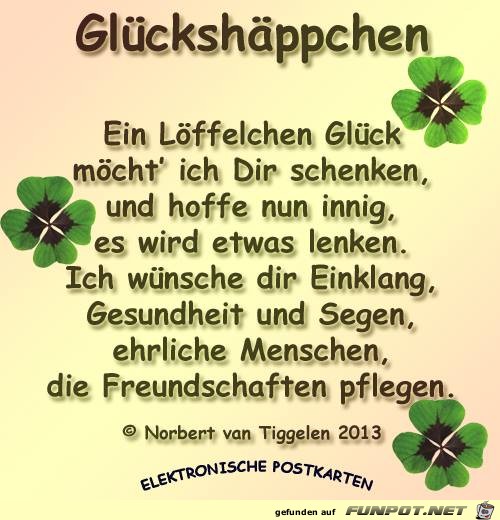 Glückshäppchen 2019 Glückshäppchen 2019
