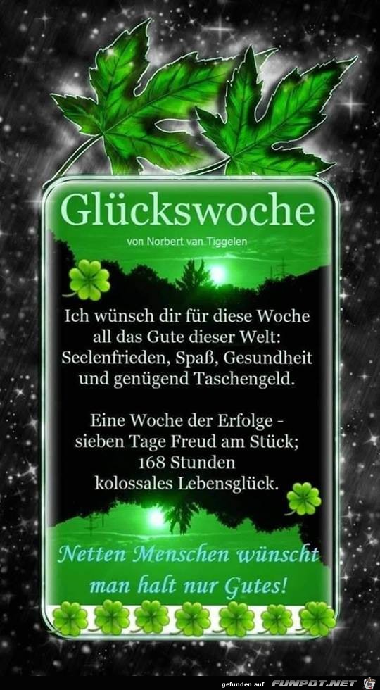 Glückswoche 2019 Glückswoche 2019