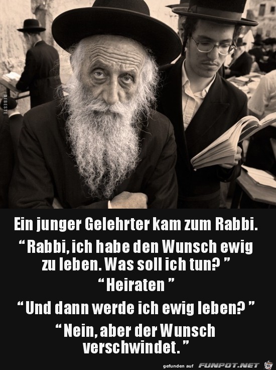 Rat vom Rabbi...