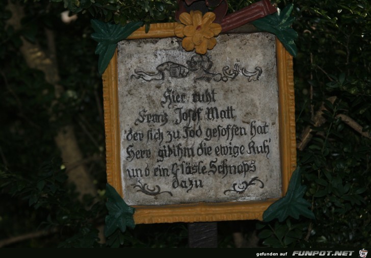 Grabinschrift Grabinschrift