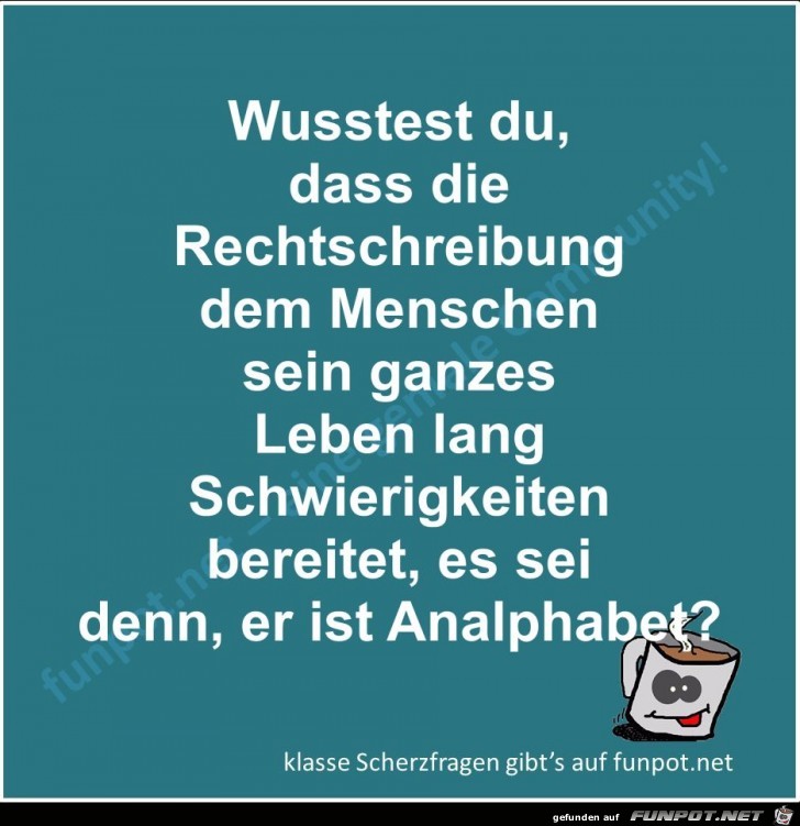 Scherzfrage Scherzfrage