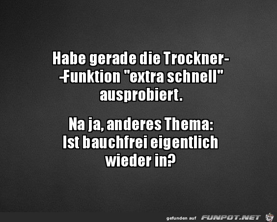 Super Trocknerfunktion Super Trocknerfunktion