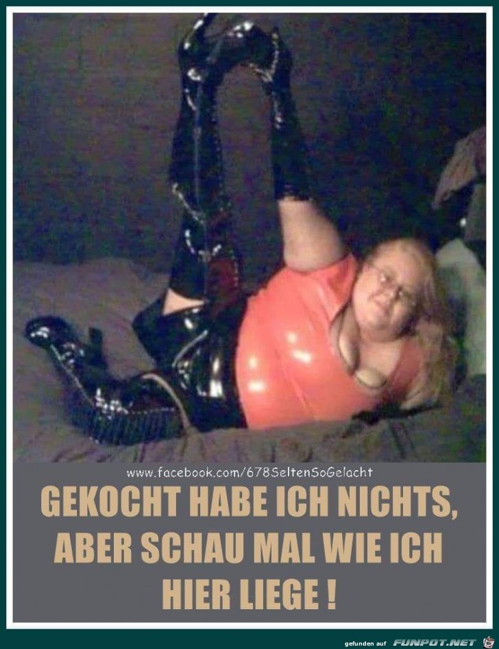 Gekocht habe ich nichts Gekocht habe ich nichts