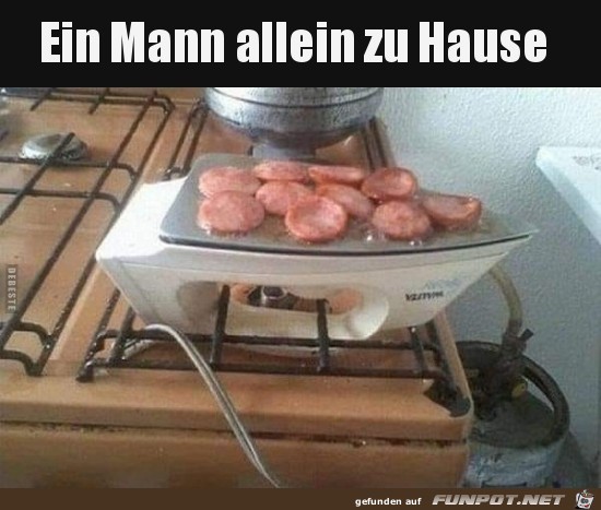 ein Mann, allein zu Hause.. ein Mann, allein zu Hause..