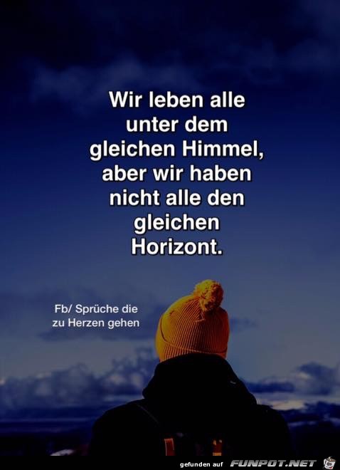 wir leben alle unter dem gleichen himmel wir leben alle unter dem gleichen himmel