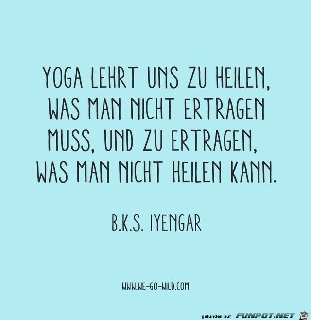 yoga lehrt uns