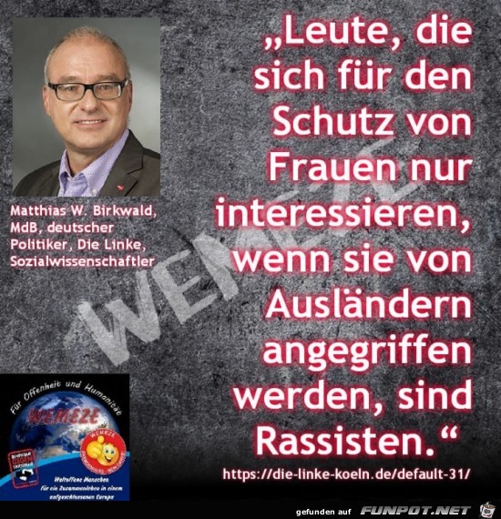 leute die sich fuer den Schutz